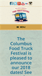 Mobile Screenshot of columbusfoodtruckfest.com